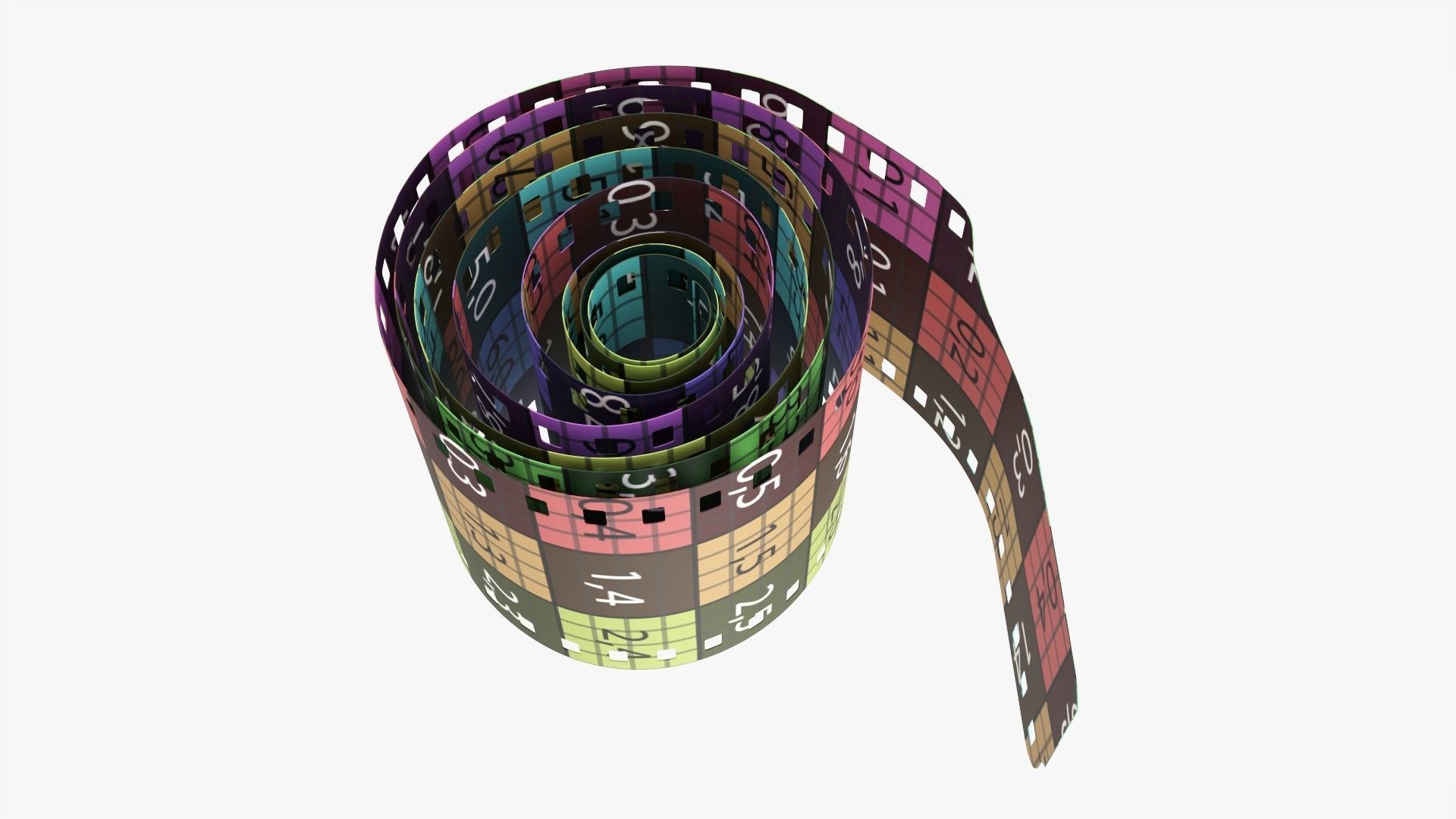 Small photographic film roll 3D model_11