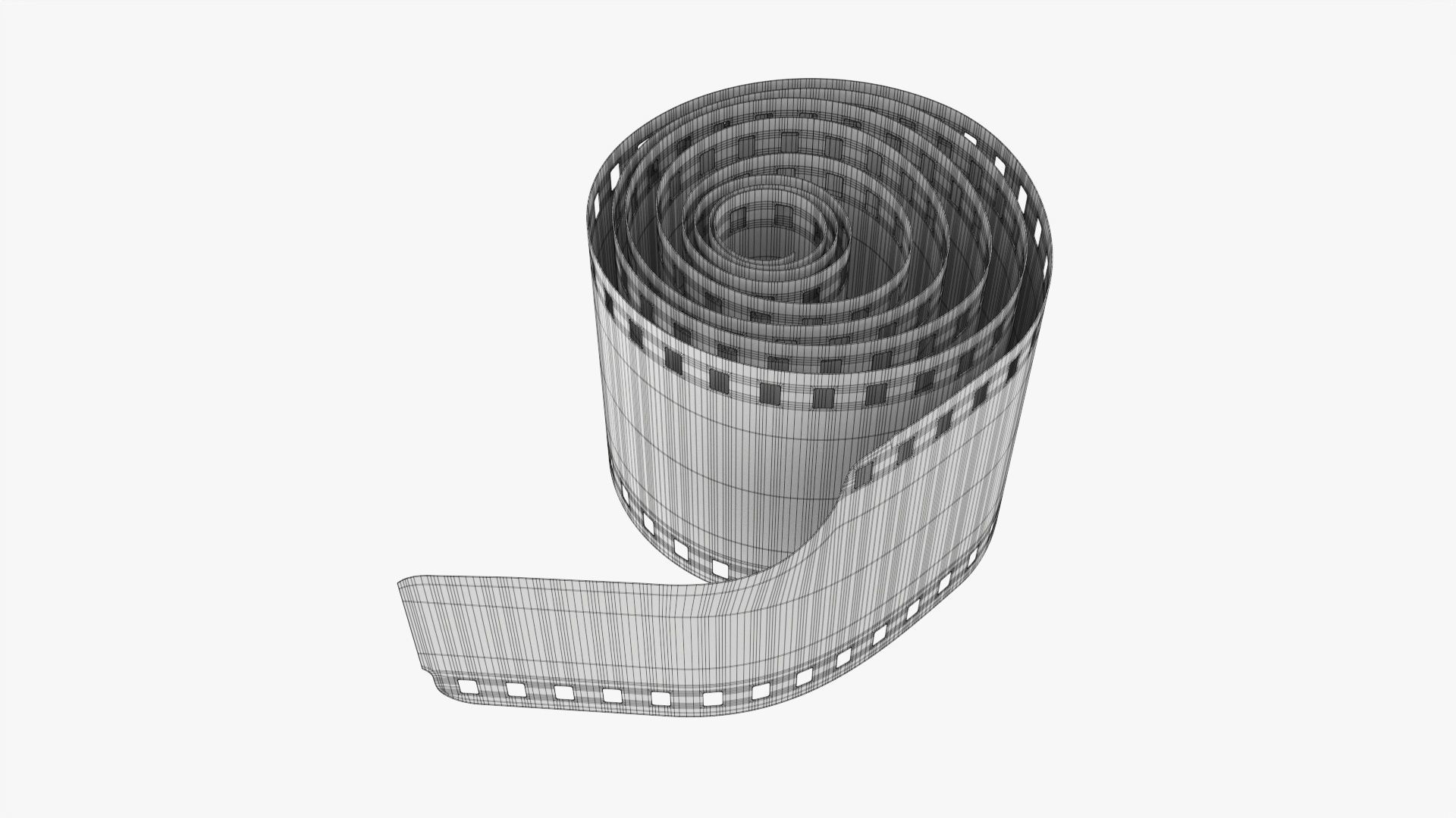 Small photographic film roll 3D model_6