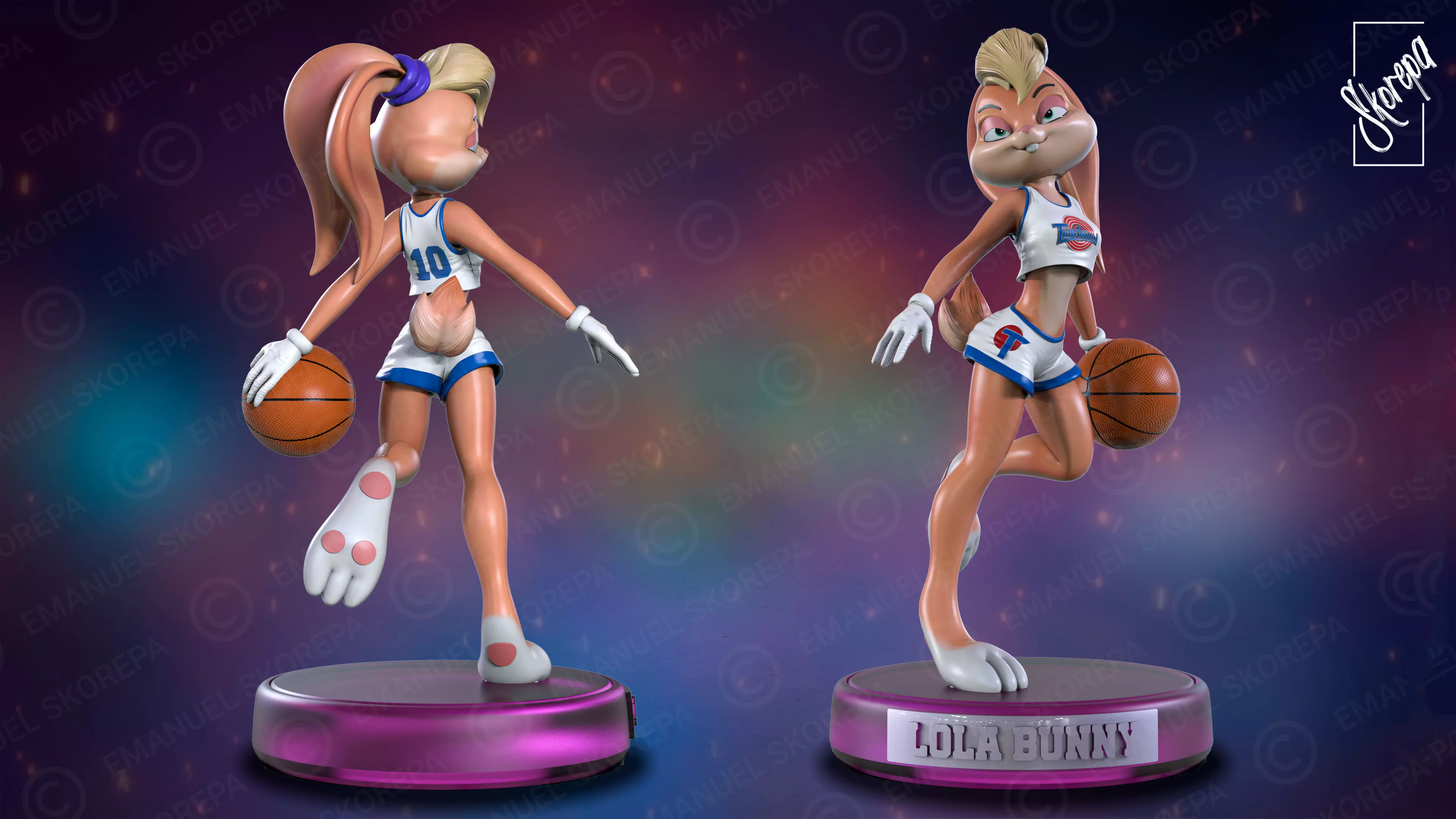 LOLA BUNNY 3D print model_0