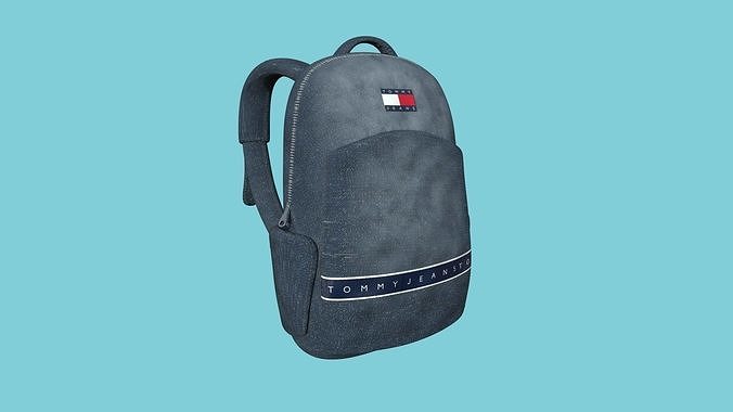 Tommy Jeans Backpack - Character Fashion Design Low-poly 3D model