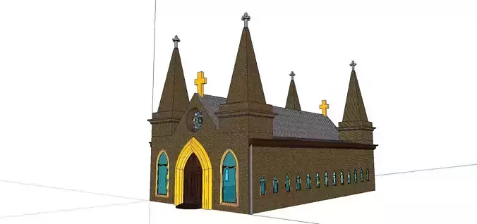 Architecture-Religion-God-Culture-Temple-0125 church with two spires