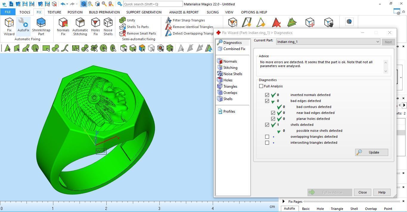 man Indian ring Silver Gold  Print 3D print model_8