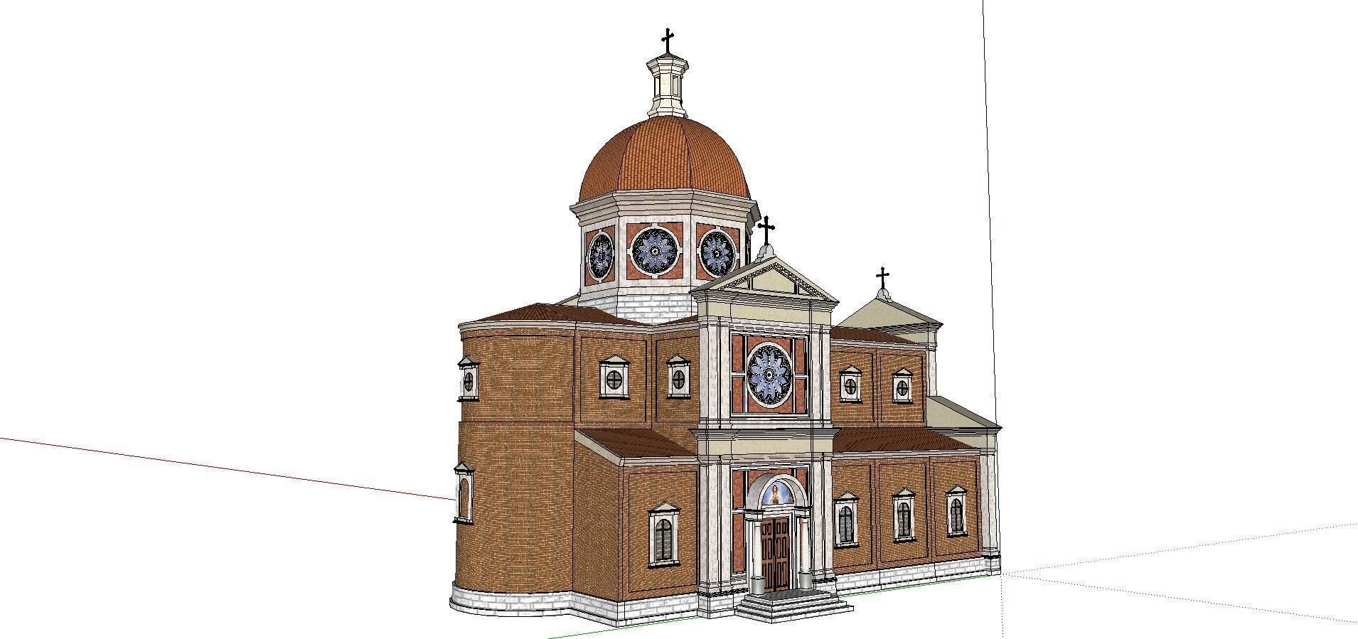 Architecture-Religion-God-Culture-Temple -0210 3D model_2