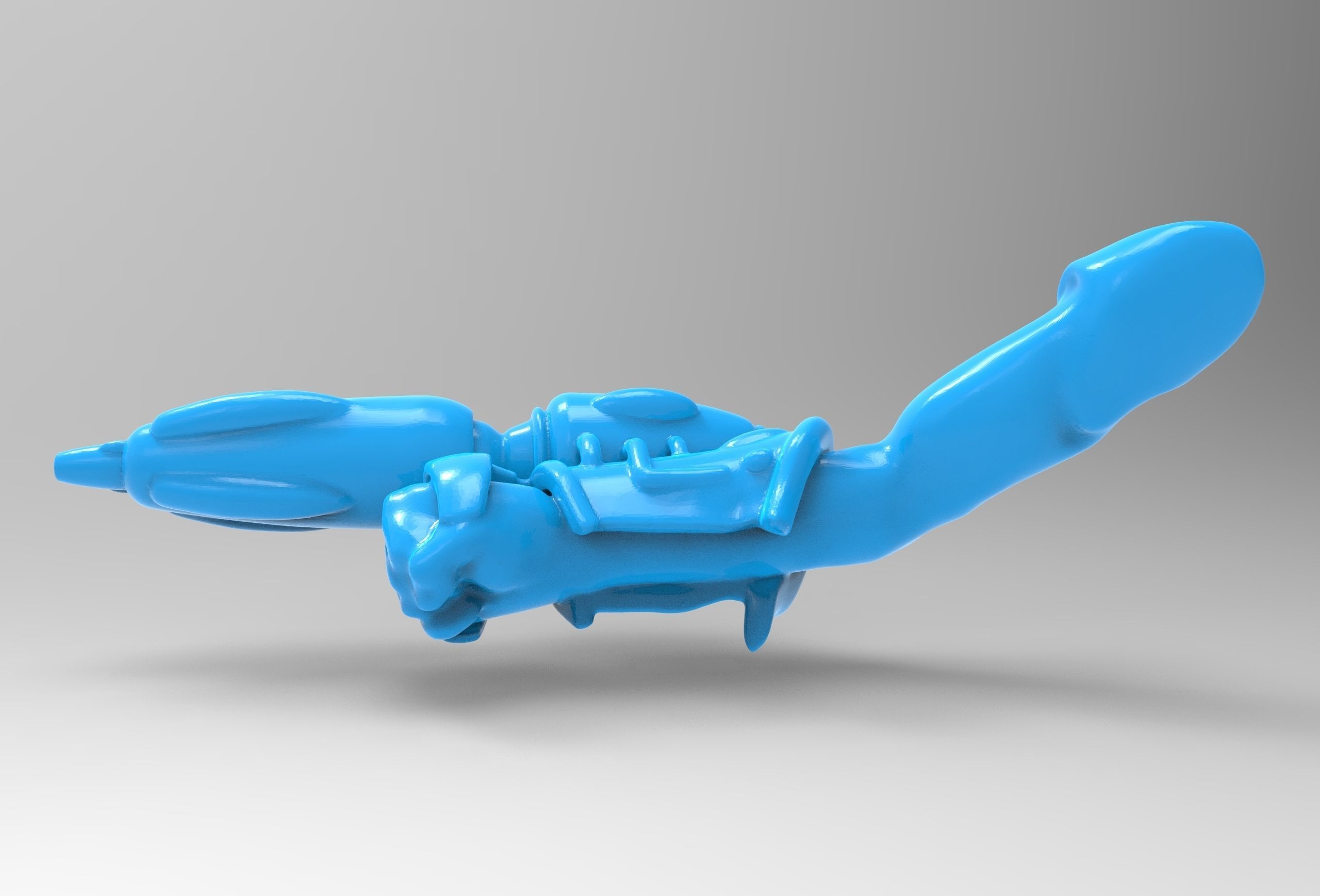 Space Clown - Entire set - Fusion Pistol Caress Embrace Kiss 3D print model_53