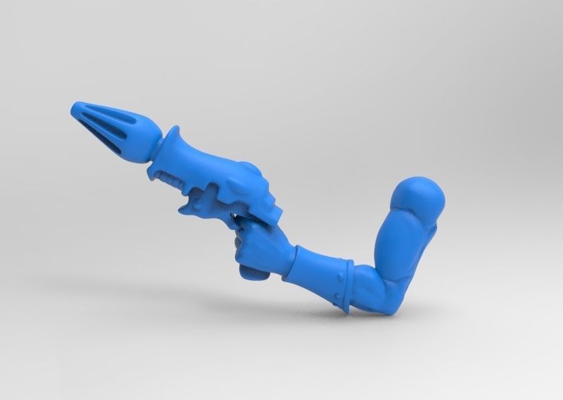 Space Clown - Entire set - Fusion Pistol Caress Embrace Kiss 3D print model_12