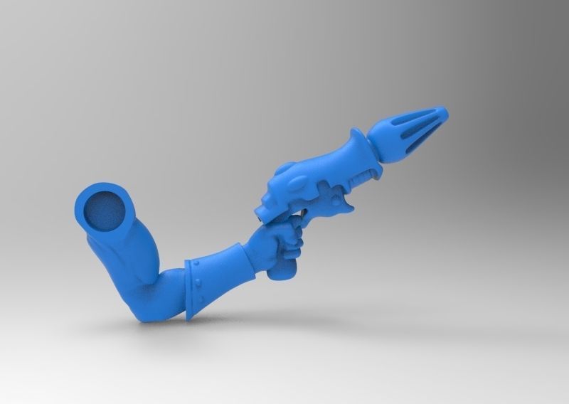 Space Clown - Entire set - Fusion Pistol Caress Embrace Kiss 3D print model_13