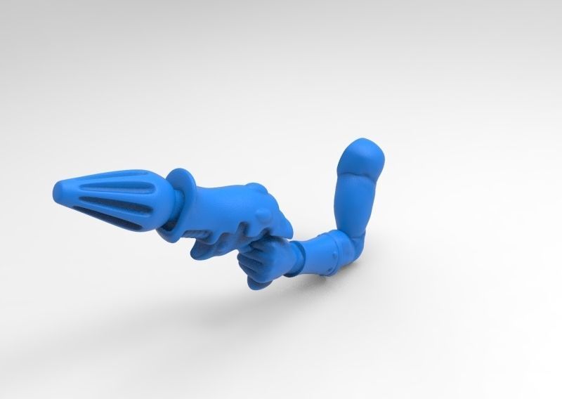 Space Clown - Entire set - Fusion Pistol Caress Embrace Kiss 3D print model_14