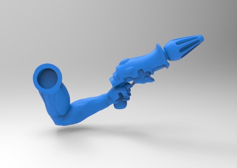 Space Clown - Entire set - Fusion Pistol Caress Embrace Kiss 3D print model_2