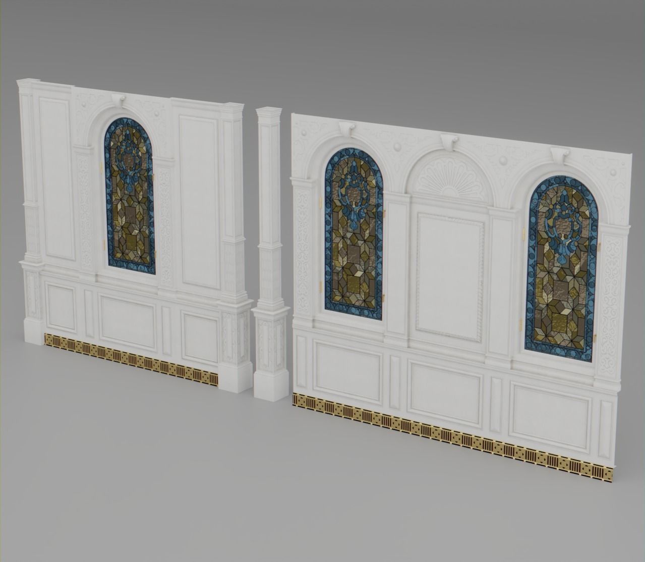 Titanic  - Interior -  Assets Pack  Low-poly 3D model_6