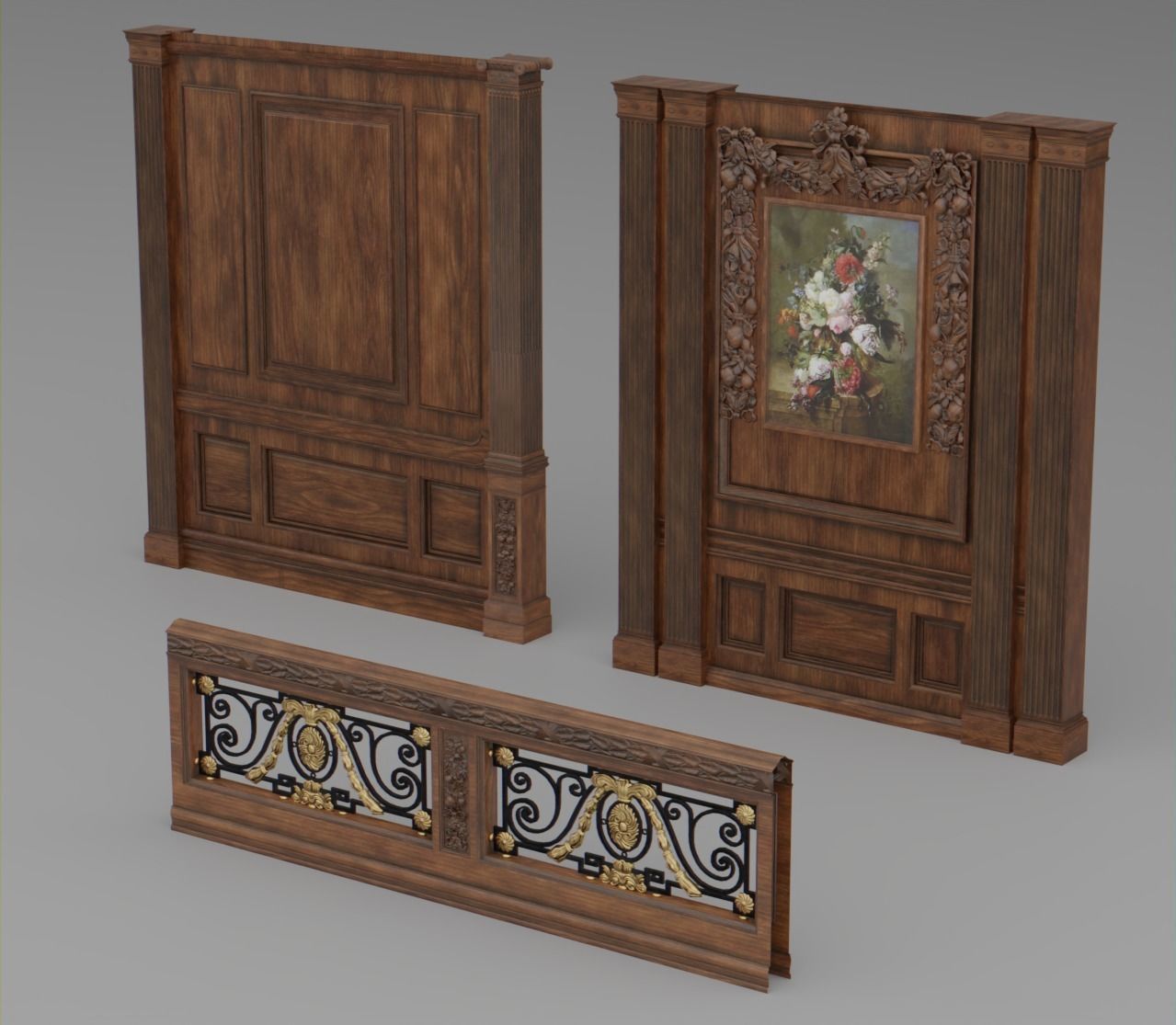 Titanic  - Interior -  Assets Pack  Low-poly 3D model_7