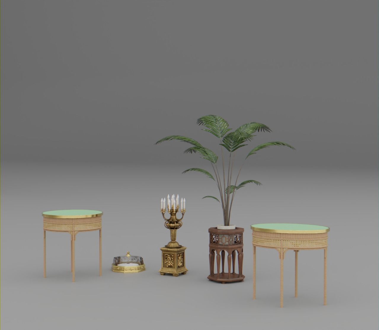 Titanic  - Interior -  Assets Pack  Low-poly 3D model_12