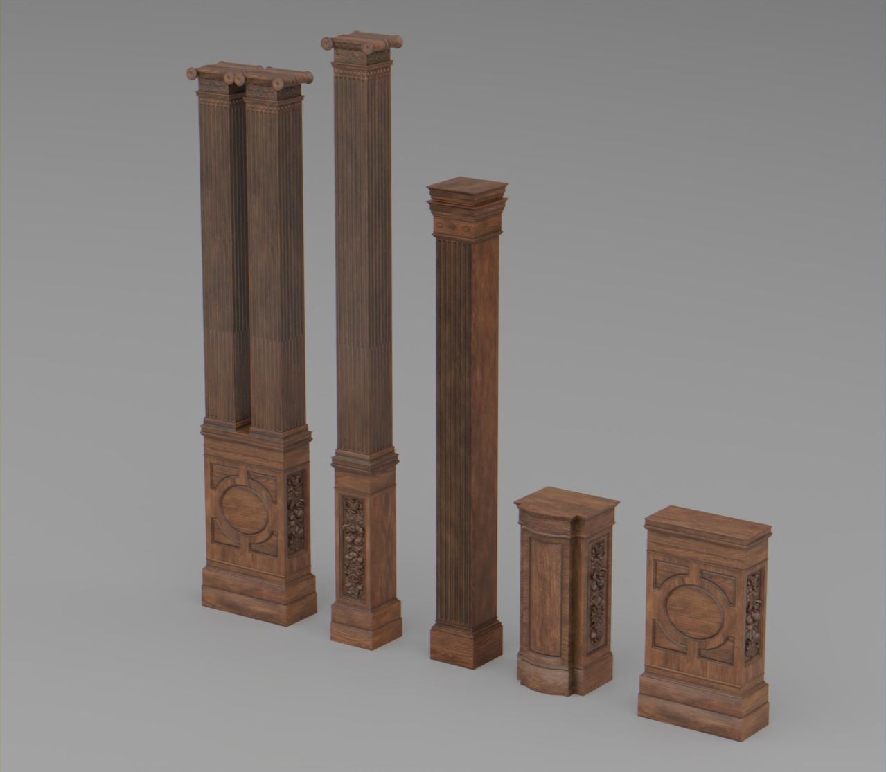 Titanic  - Interior -  Assets Pack  Low-poly 3D model_8