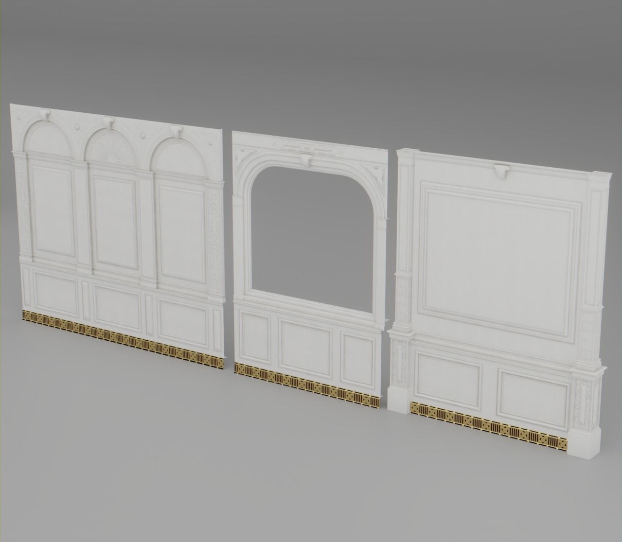 Titanic  - Interior -  Assets Pack  Low-poly 3D model_9