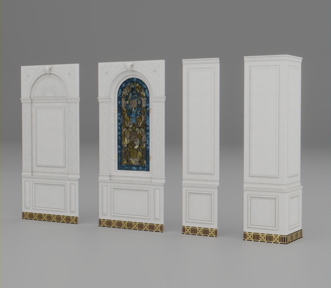 Titanic  - Interior -  Assets Pack  Low-poly 3D model_10