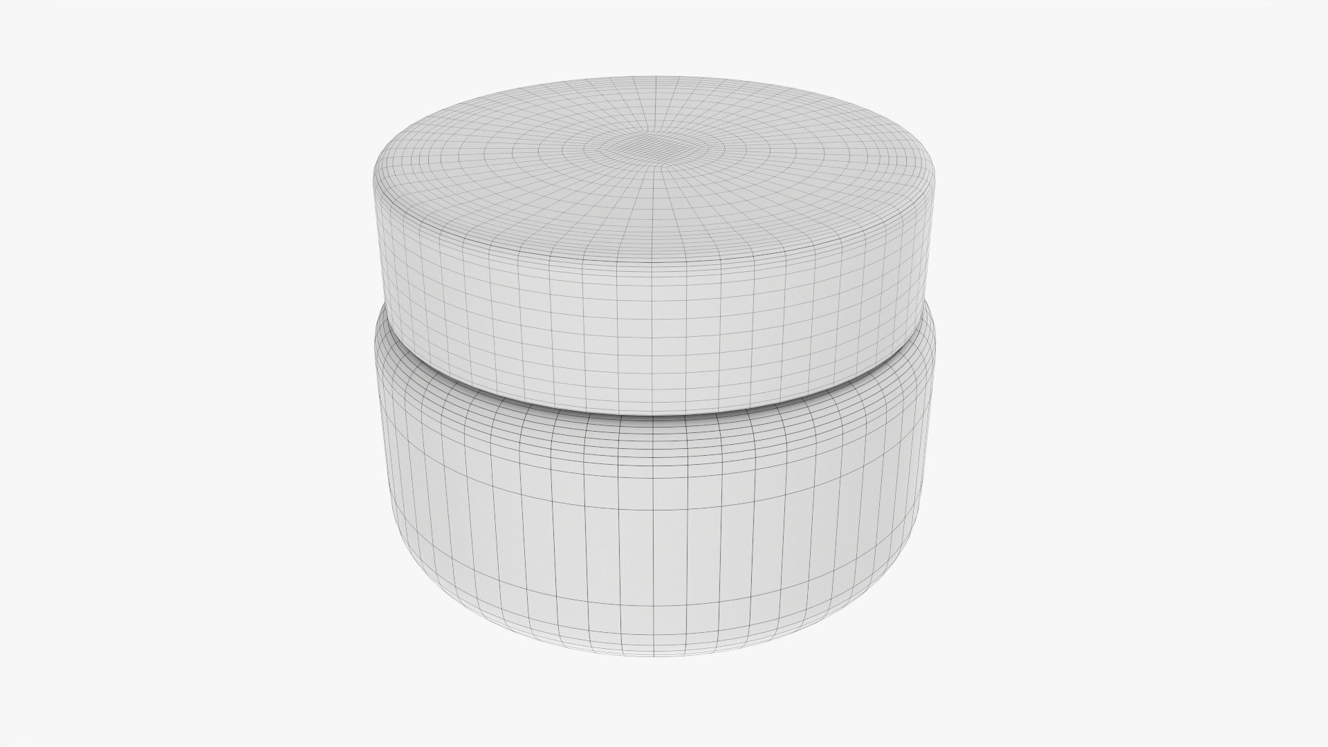 Plastic Jar Mockup 01 3D model_6