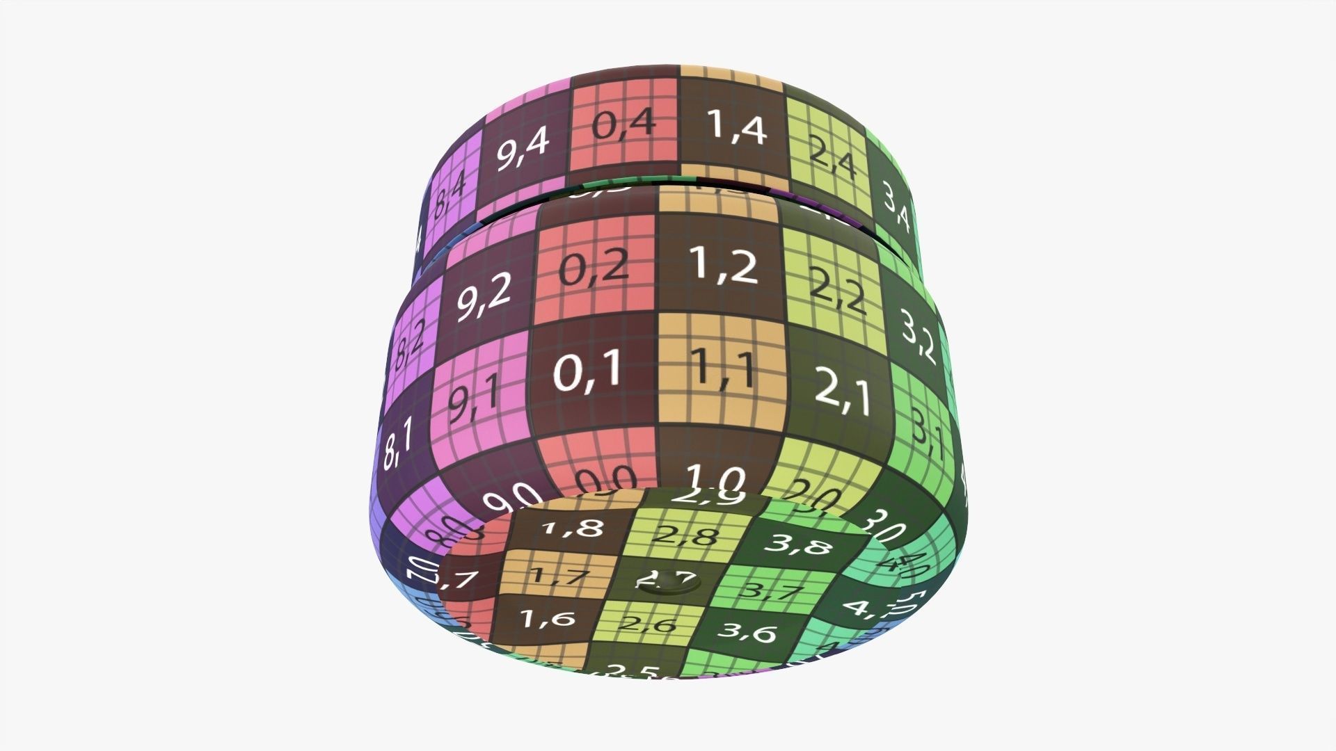 Plastic Jar Mockup 01 3D model_10