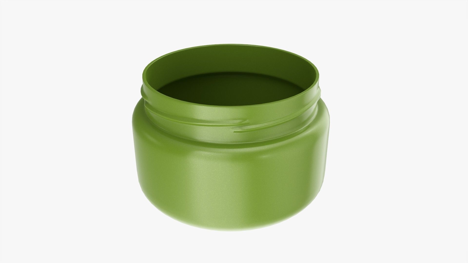 Plastic Jar Mockup 01 3D model_1