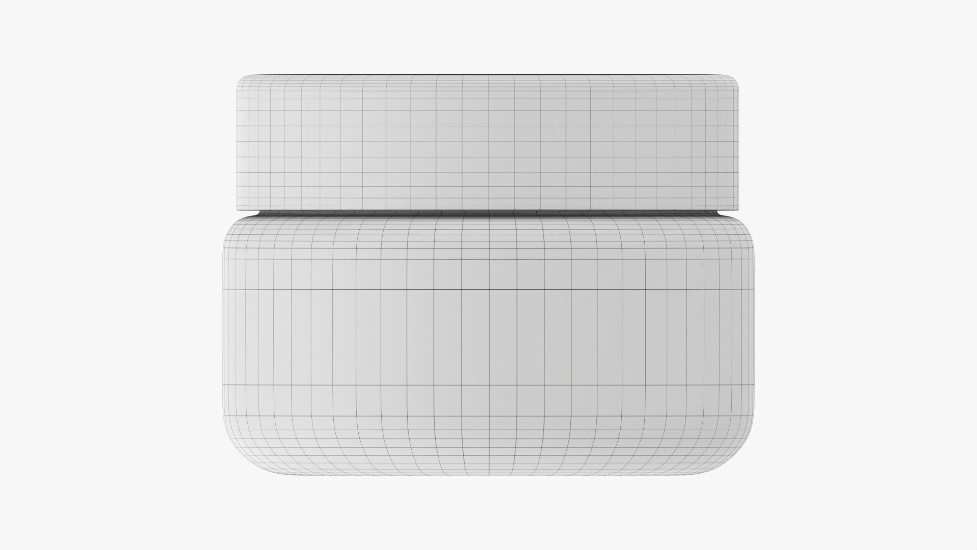 Plastic Jar Mockup 01 3D model_8