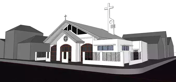 Architecture-Religion-God-Culture-Temple-0131 church with cross