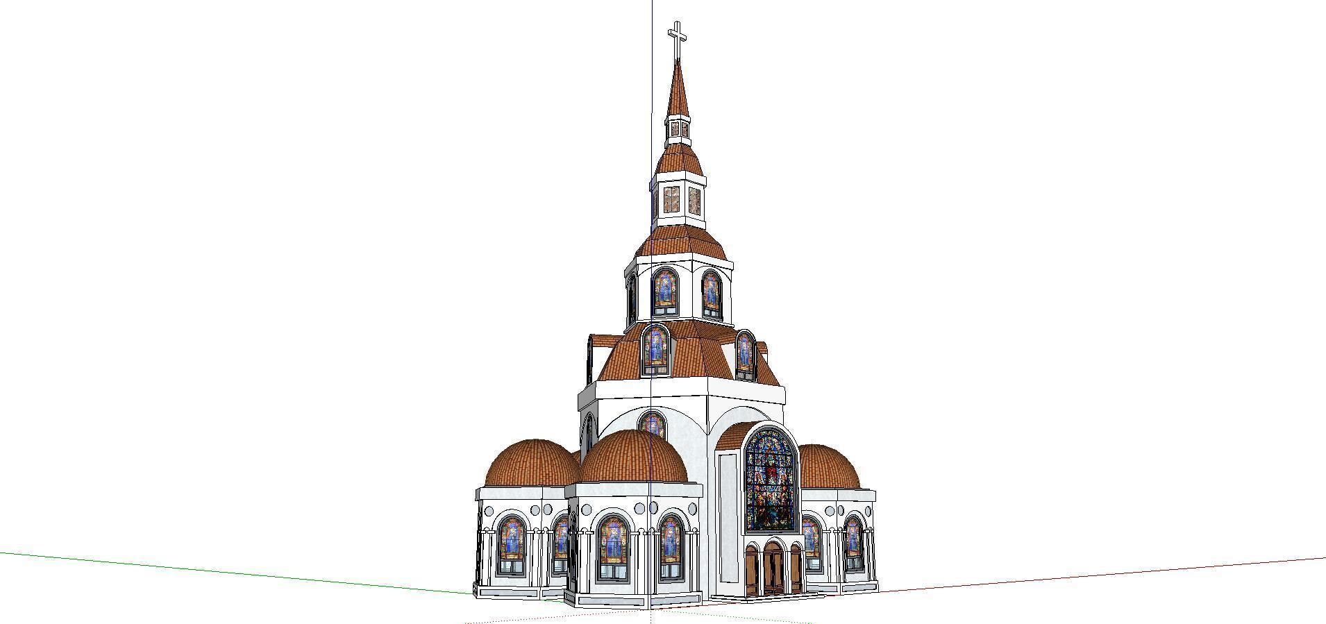 Architecture-Religion-God-Culture-Temple -0217 3D model_1