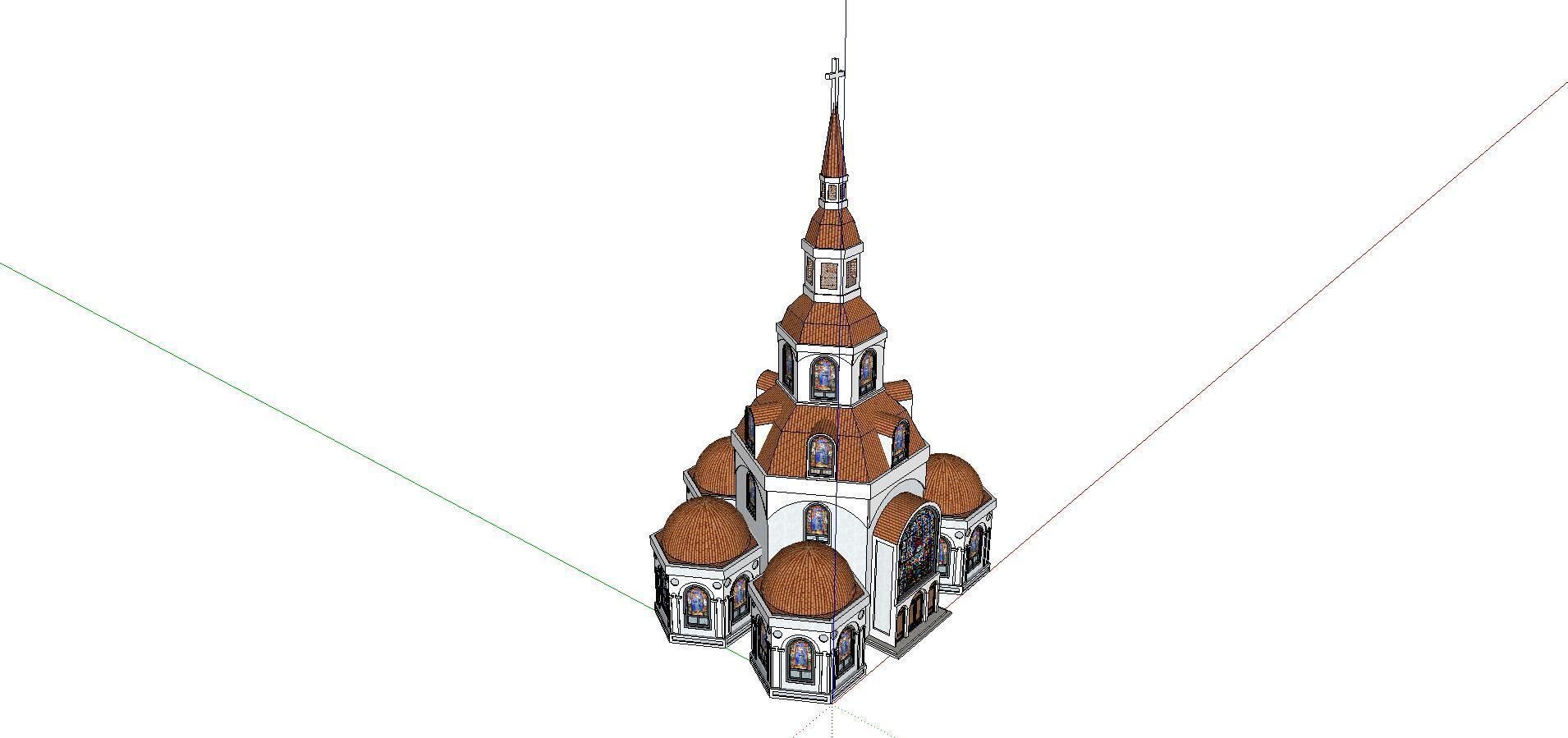 Architecture-Religion-God-Culture-Temple -0217 3D model_4