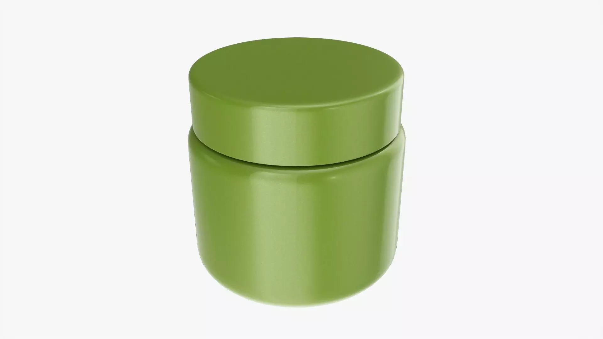 Plastic Jar Mockup 02 3D model