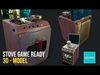 Stove - Game Ready coffee machine Low-poly 3D model_2