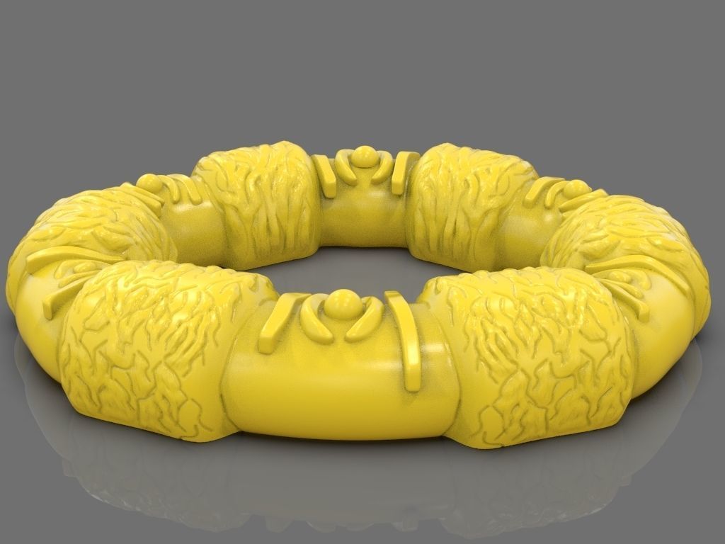 Stylized King Cake Mexican Style 3D print model_13