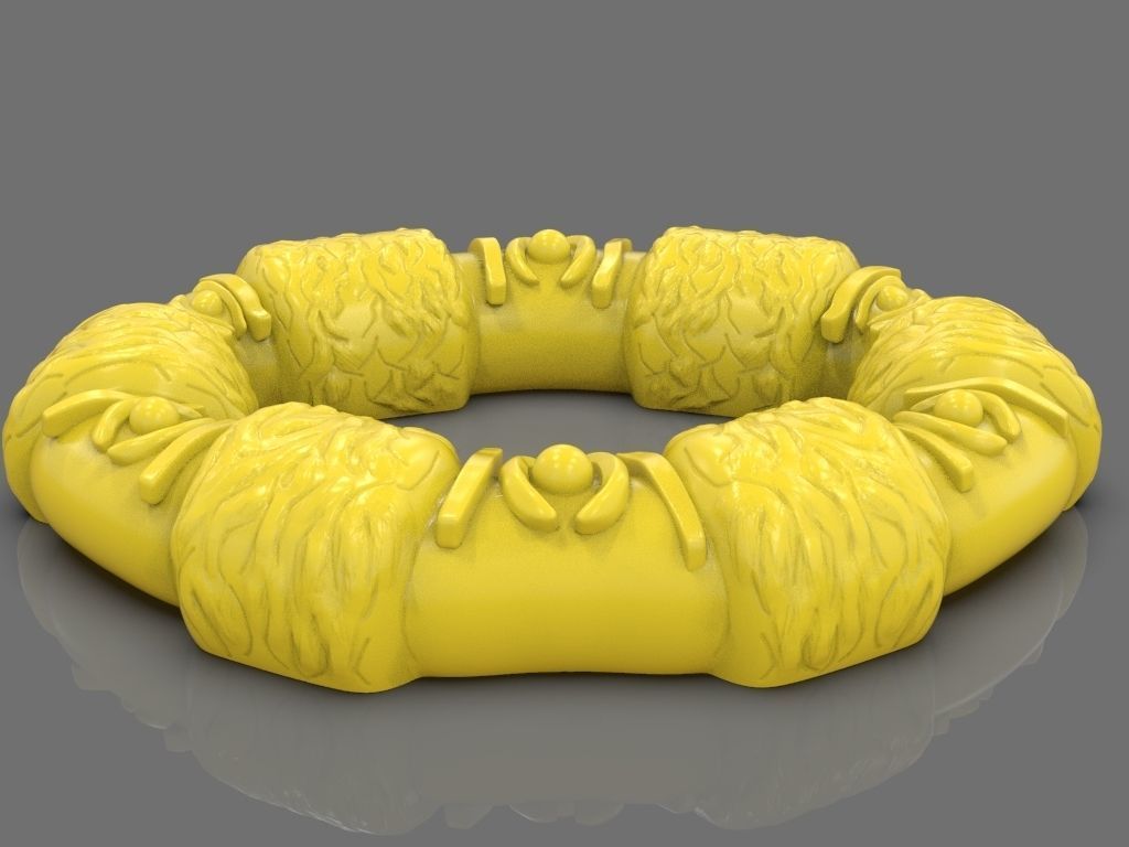 Stylized King Cake Mexican Style 3D print model_9