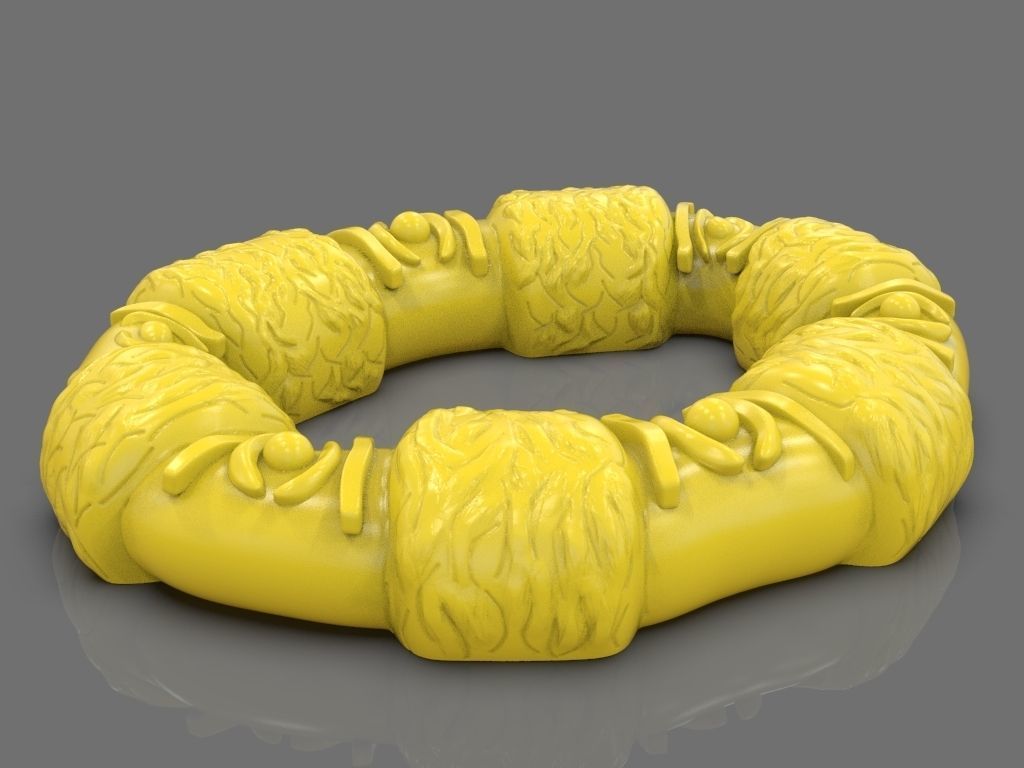 Stylized King Cake Mexican Style 3D print model_8