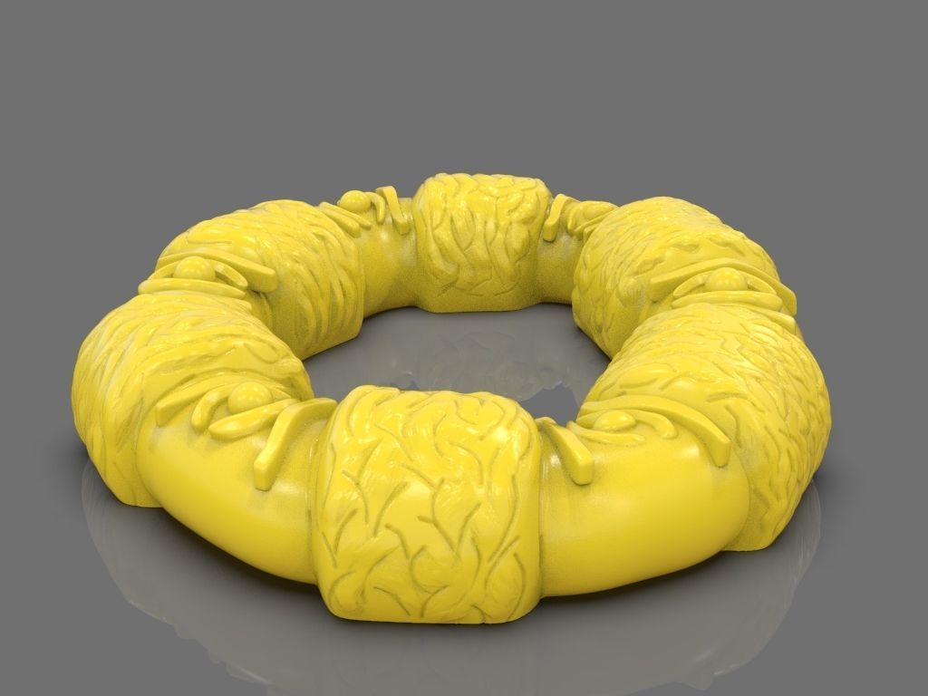 Stylized King Cake Mexican Style 3D print model_11