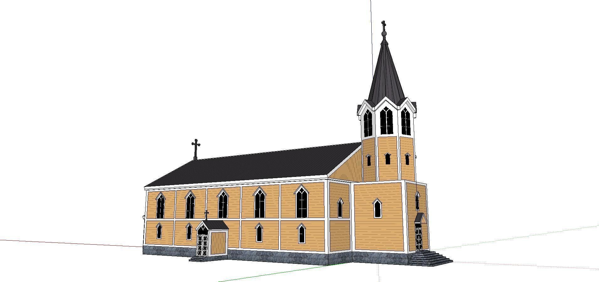 Architecture-Religion-God-Culture-Temple-0139 church 3D model_1