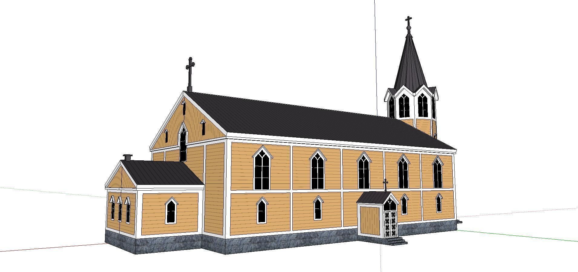 Architecture-Religion-God-Culture-Temple-0139 church 3D model_2