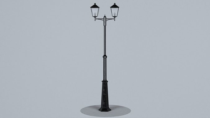 London Lamp Post - Variation 02 - 3D model