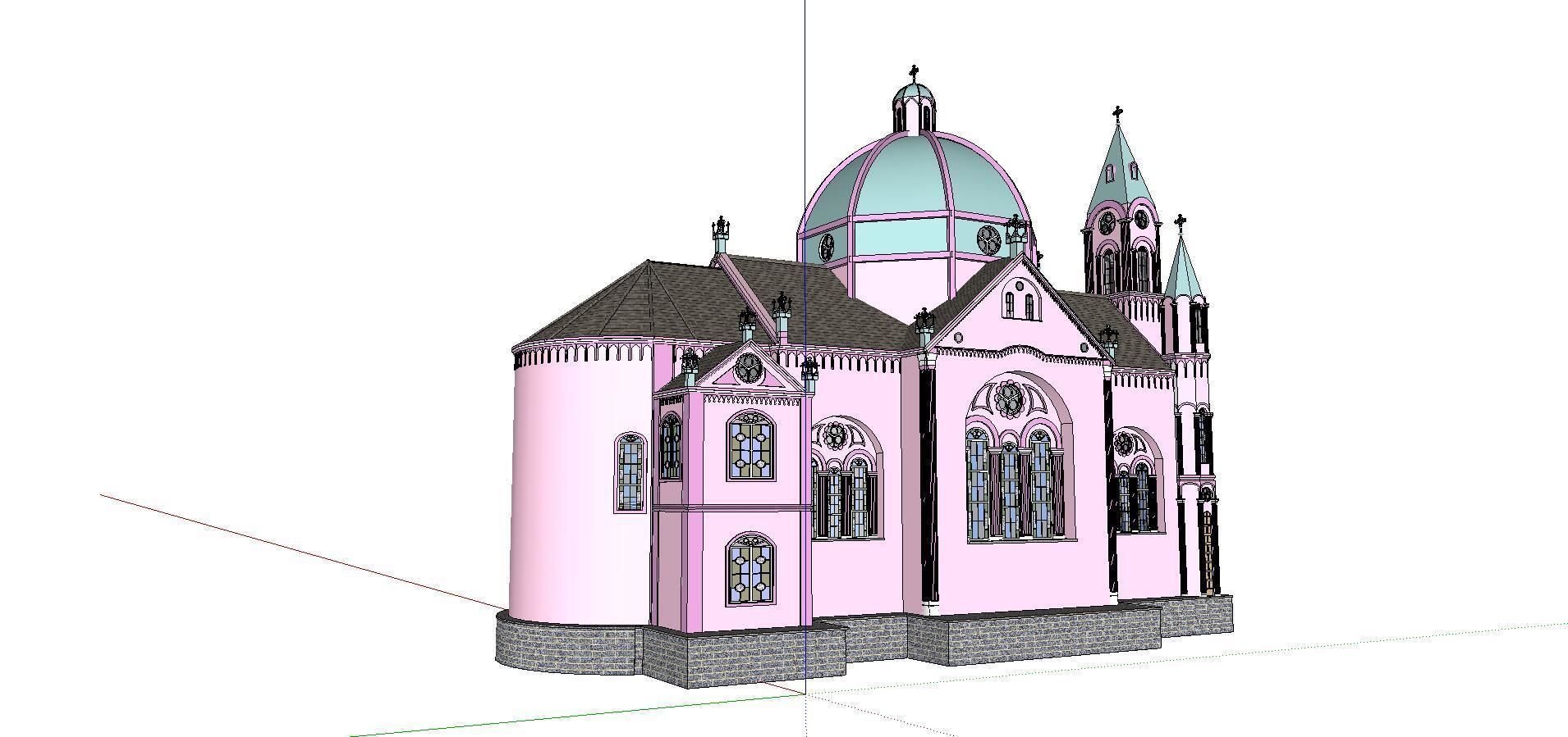 Architecture-Religion-God-Culture-Temple -0225 3D model_2