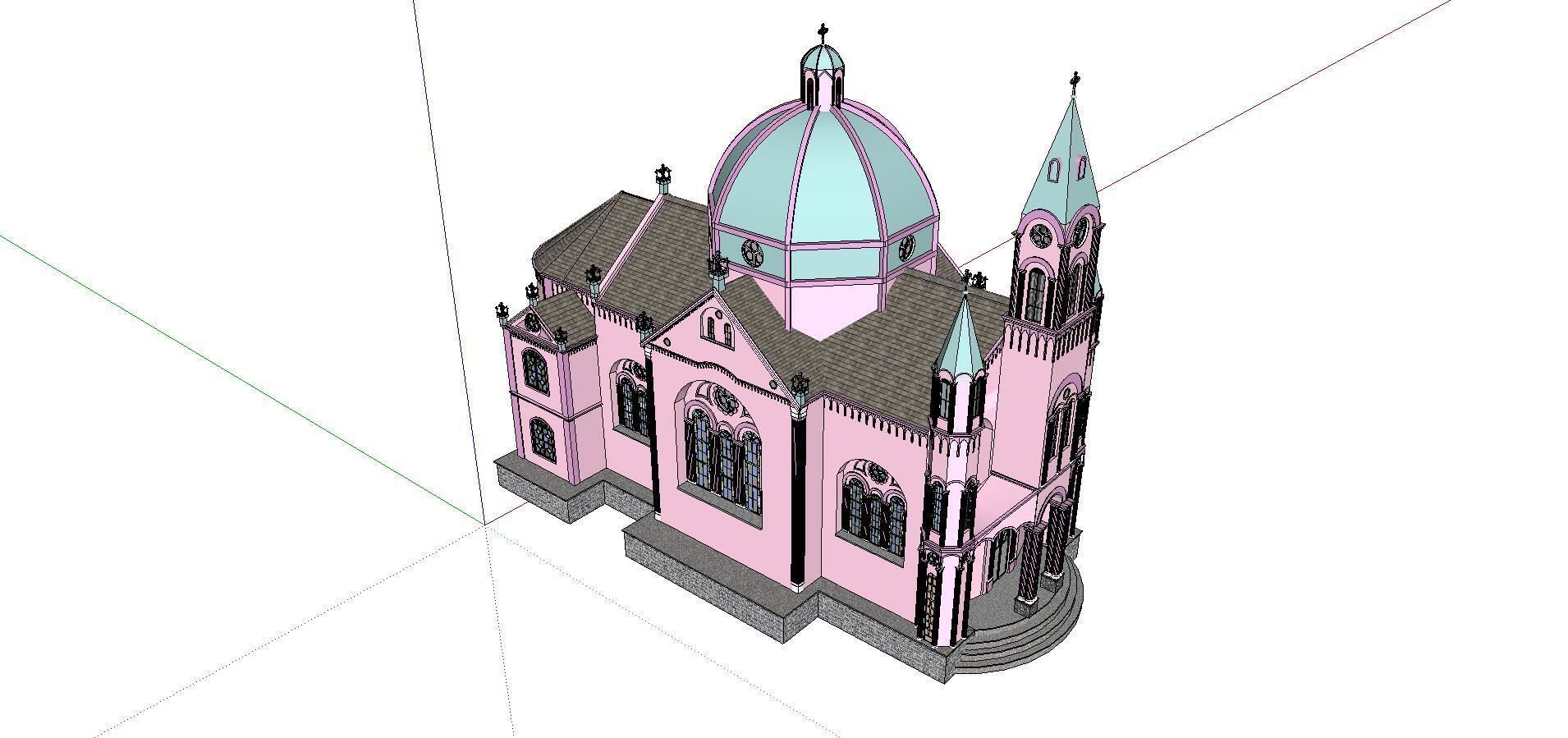 Architecture-Religion-God-Culture-Temple -0225 3D model_4