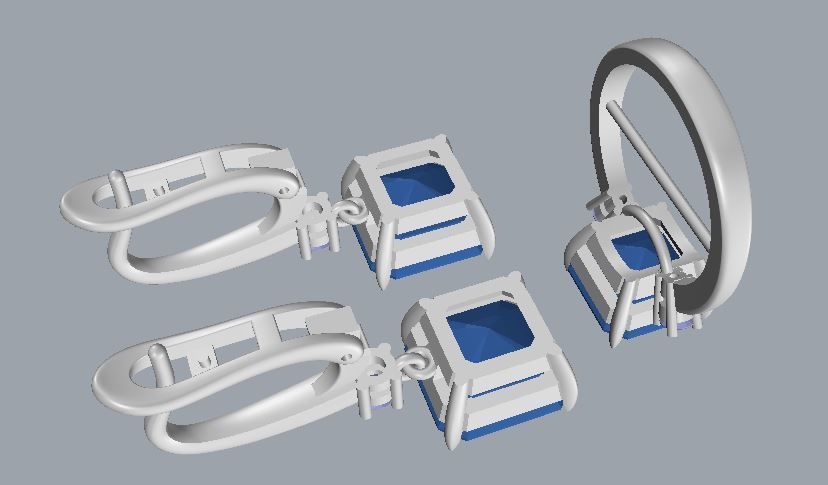 Ring and Earrings 142 3D print model_7