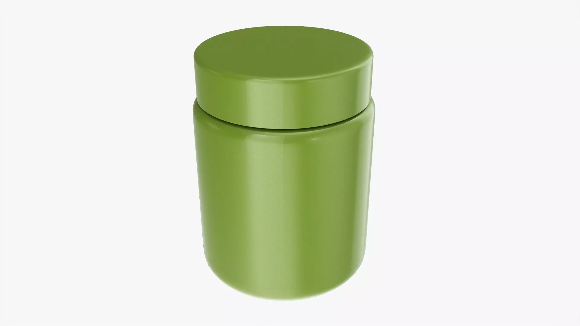 Plastic Jar Mockup 03 3D model_0