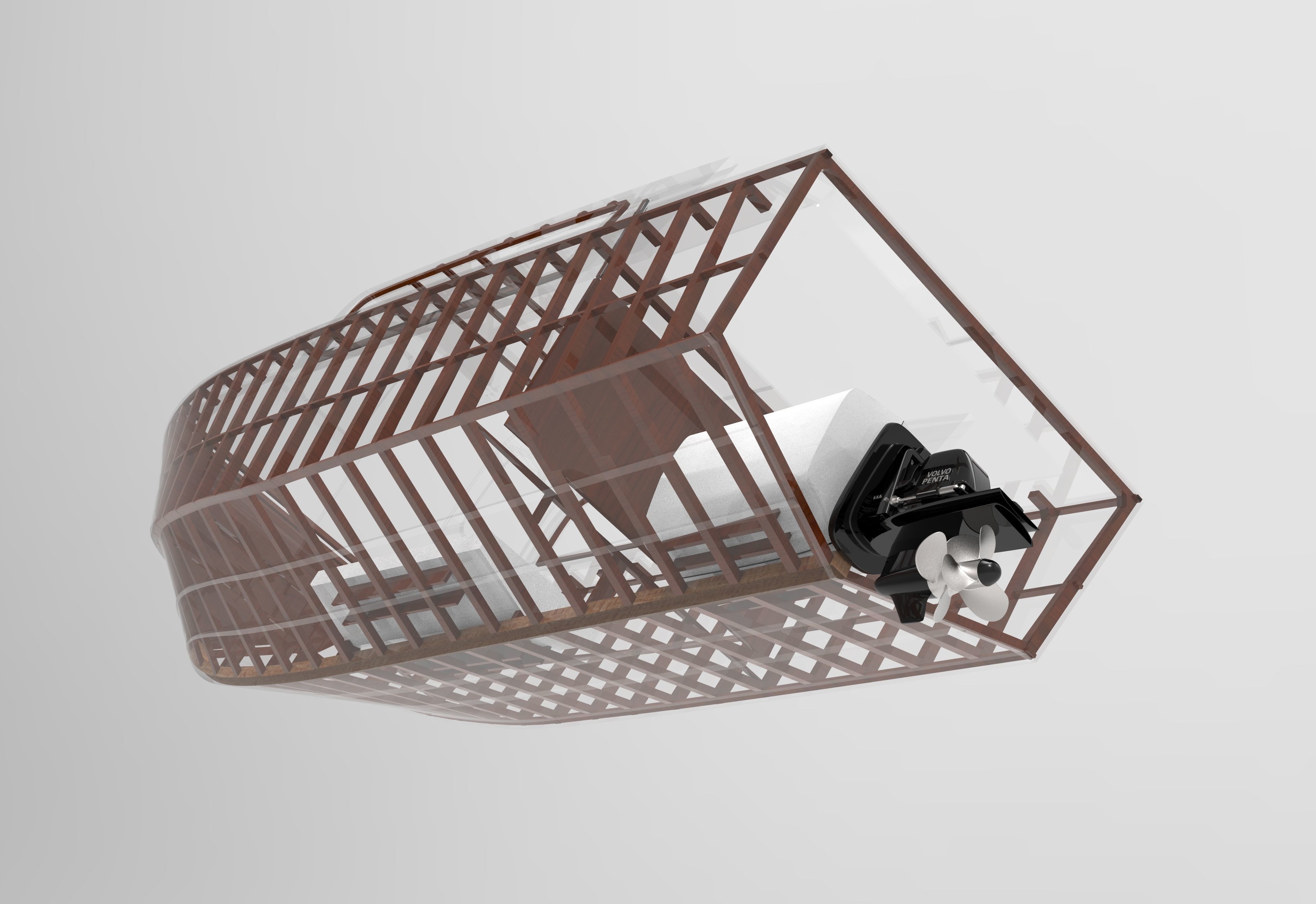 9 m Venetian Taxi 3D model_10