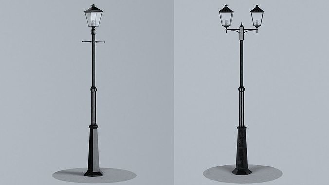 London Lamp Post Pack - 3D model