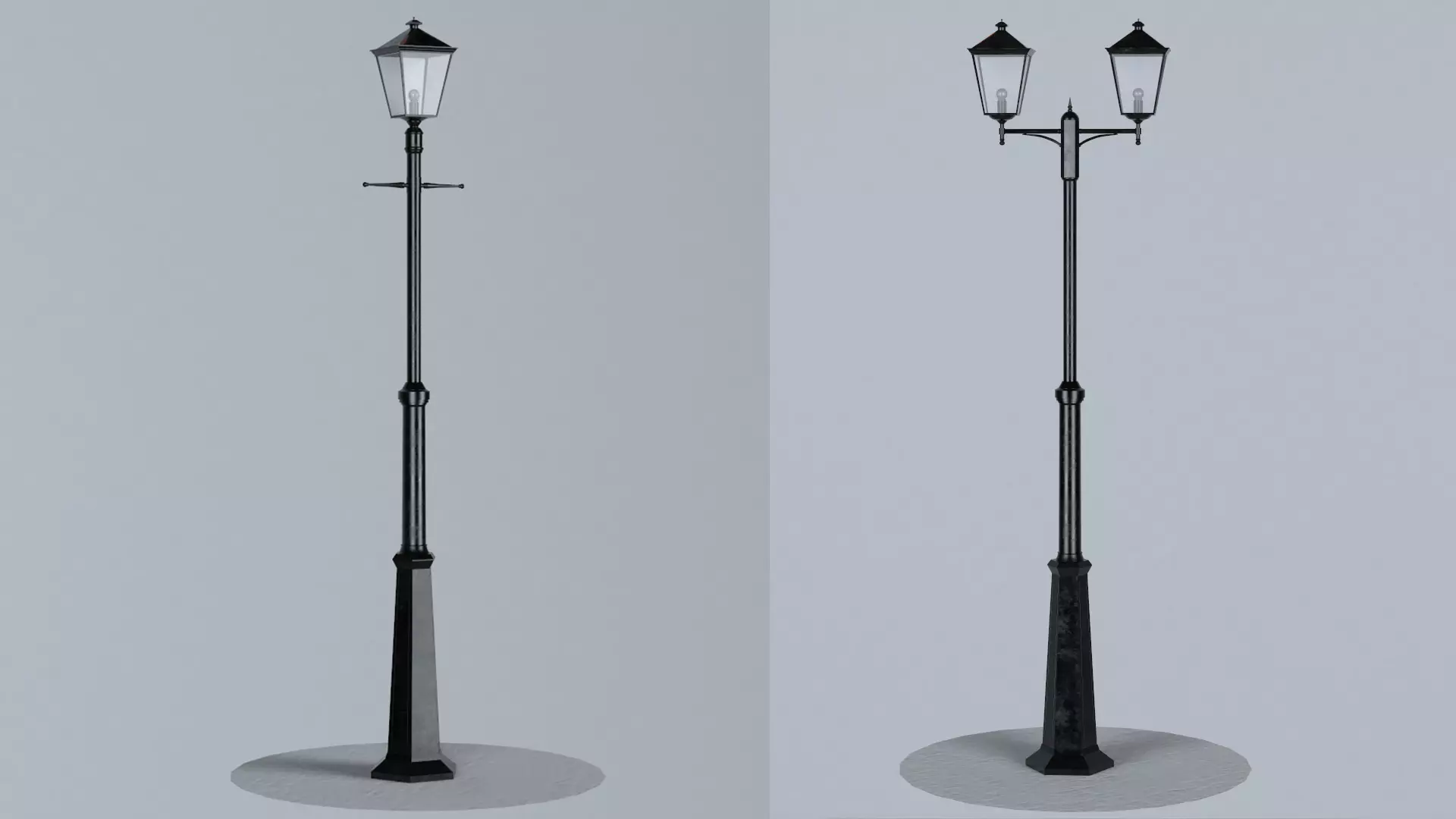 London Lamp Post Pack - 3D model