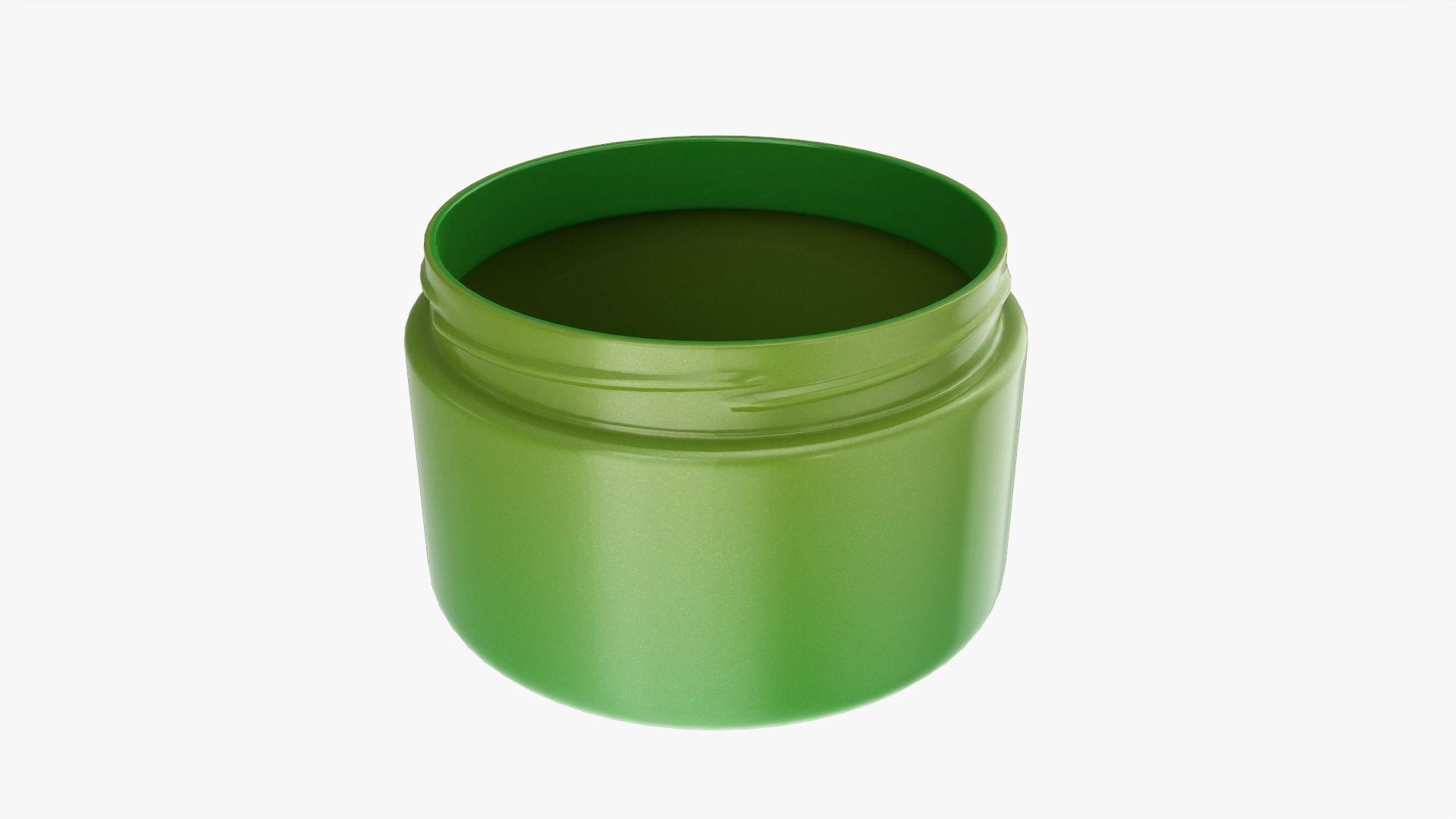 Plastic Jar Mockup 04 3D model_1