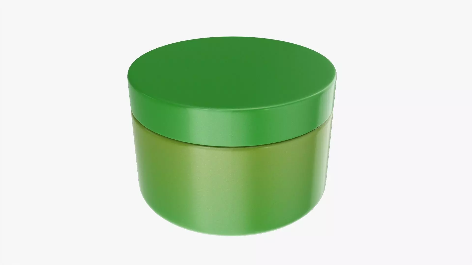 Plastic Jar Mockup 04 3D model_0