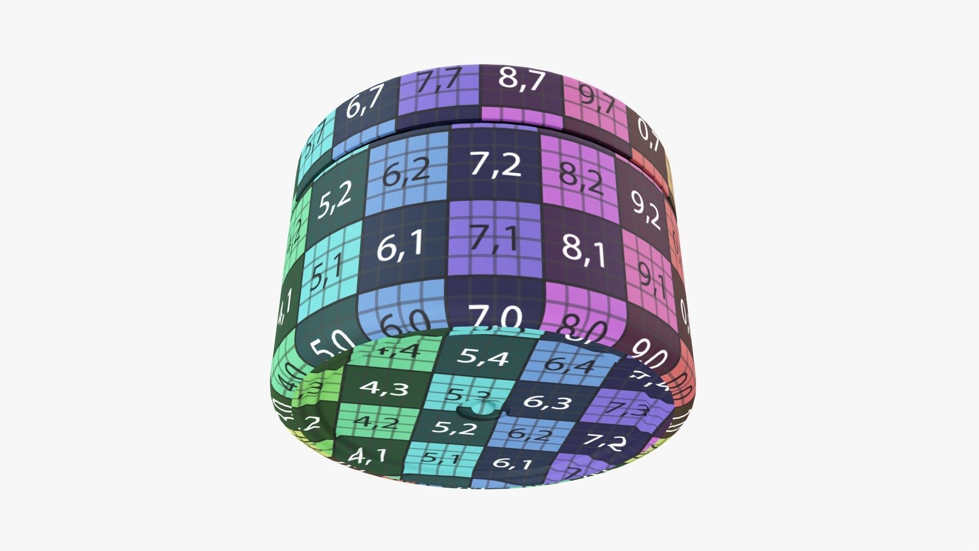 Plastic Jar Mockup 04 3D model_10