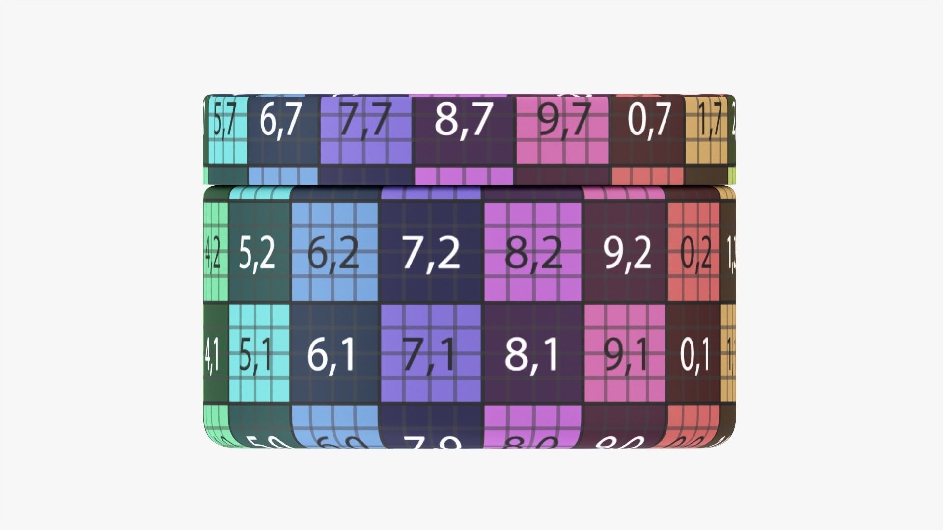 Plastic Jar Mockup 04 3D model_11