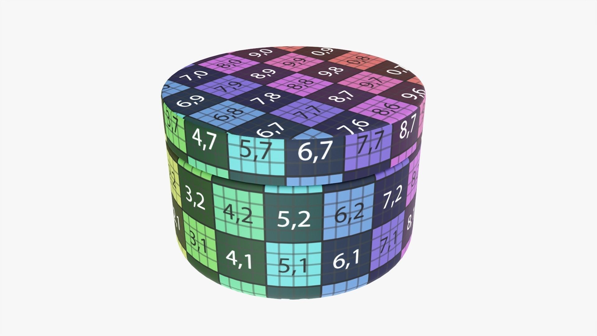 Plastic Jar Mockup 04 3D model_9