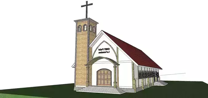 Architecture-Religion-God-Culture-Temple-0298 church with cross on top