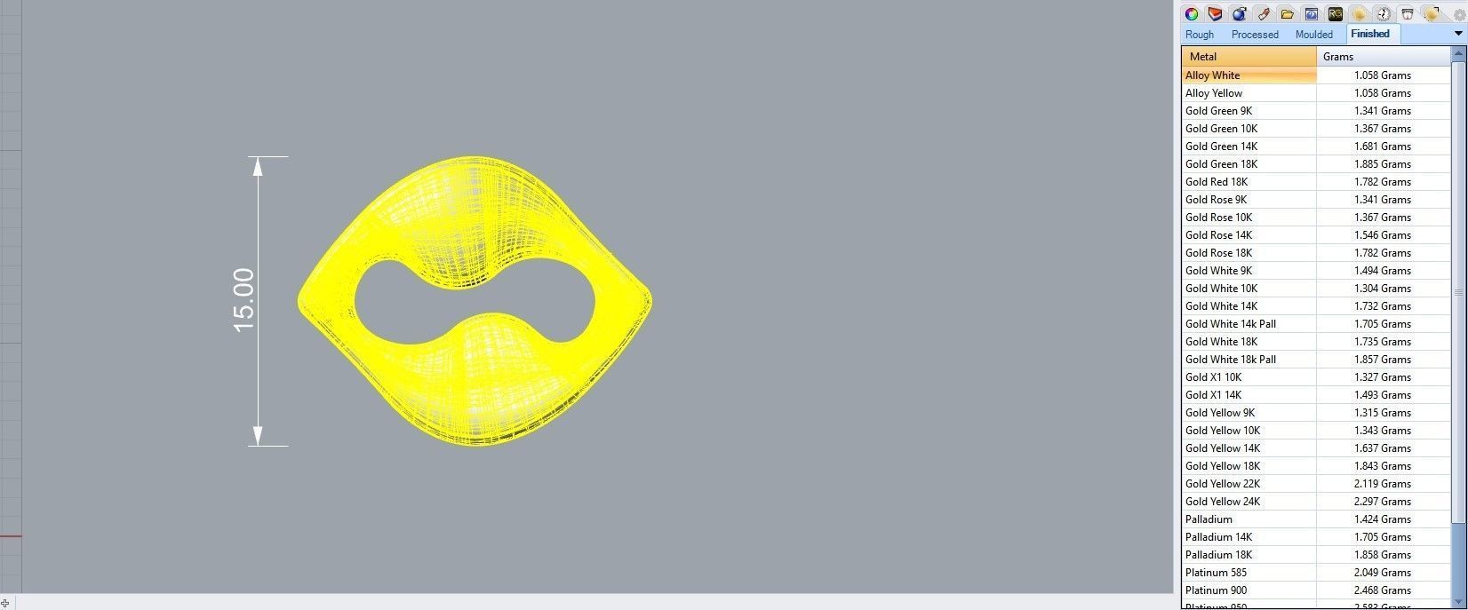 Cuban Chain Link Necklace or Pendant 3D print model_5