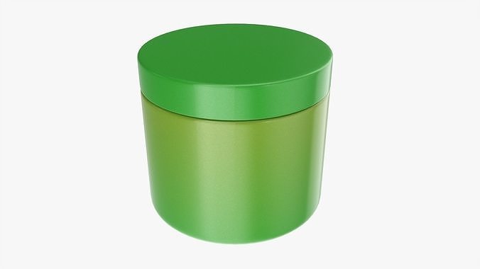 Plastic Jar Mockup 05 3D model