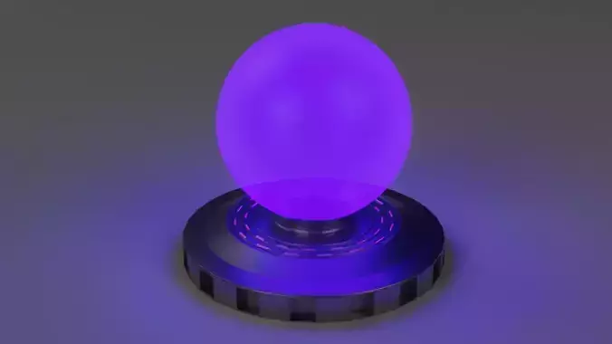 Lamp night light in sky-fi style